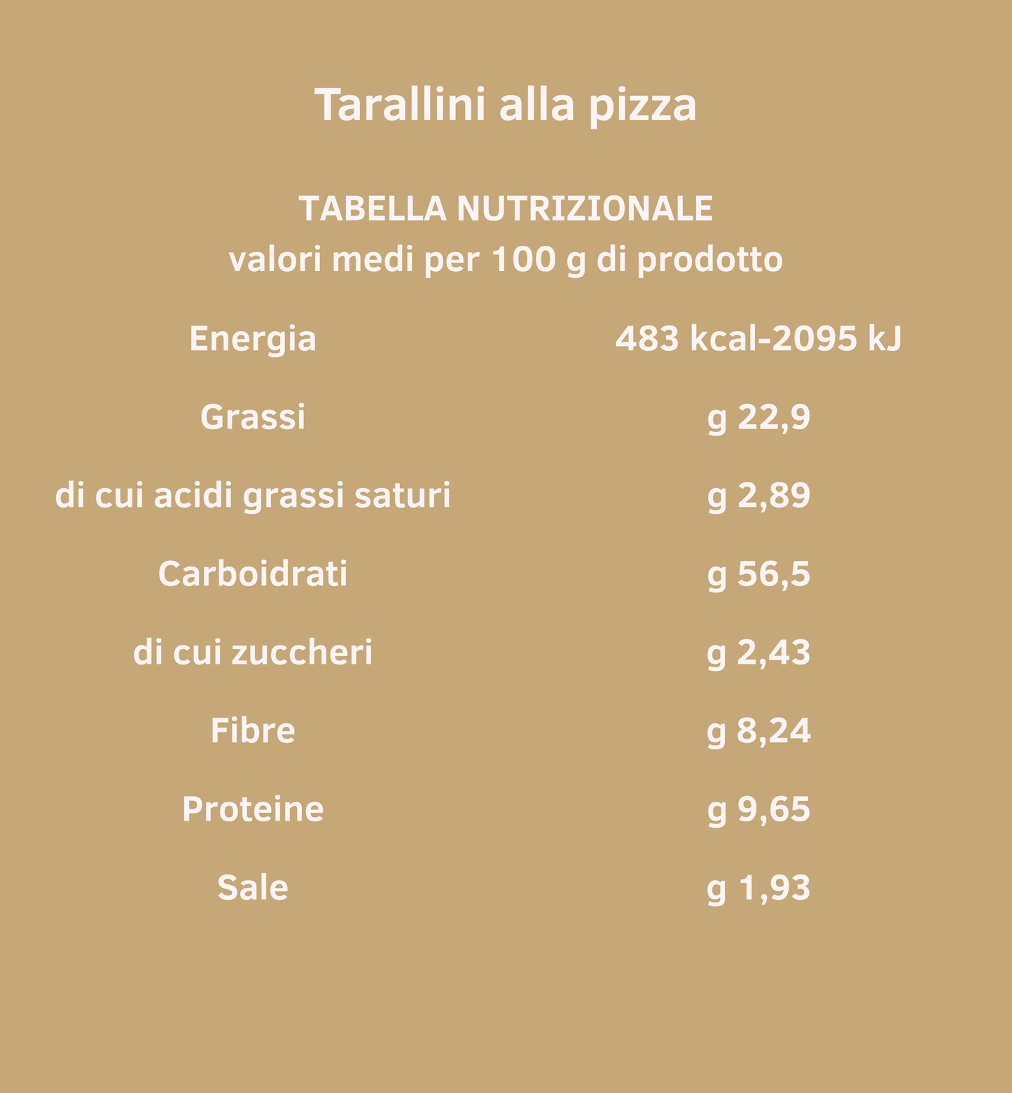TARALLINI DEL TAVOLIERE